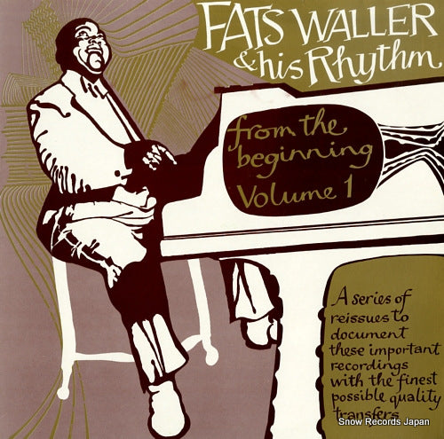 WALLER, FATS fats waller and his rhythm volume 1 JSP1106