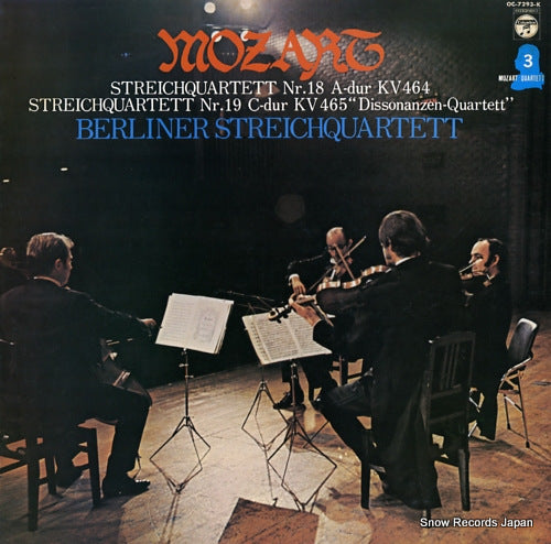 BERLINER STREICHQUARTETT mozart; streichquartett nr.18 a-dur kv464 OC-7293-K
