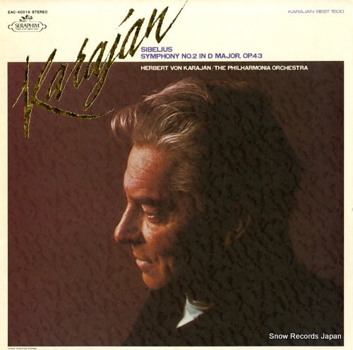 KARAJAN, HERBERT VON sibelius; symphony no.2 in d major, op.43 EAC-40019