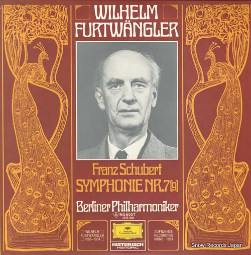 FURTWANGLER, WILHELM schubert, franz; symphonie nr.7(9) MG6007