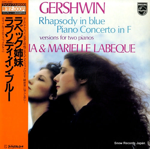 LABEQUE, KATIA AND MARIELLE gershwin; rhapsody in blue 20PC-2032