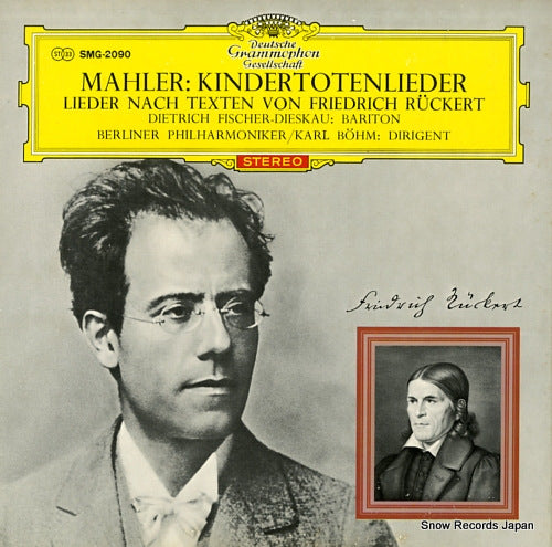 FISCHER-DIESKAU, DIETRICH mahler; kindertotenlieder SMG-2090
