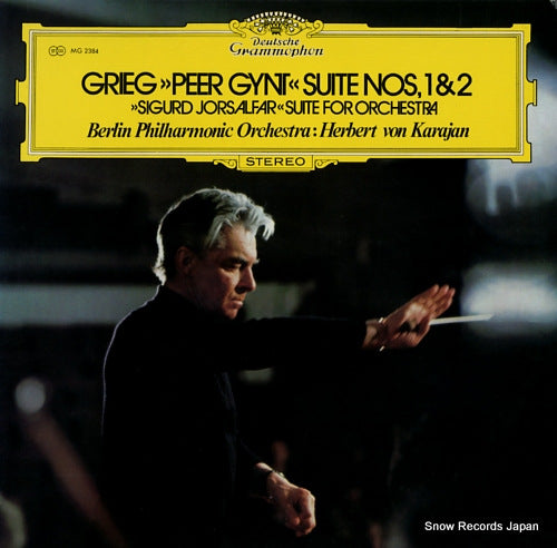 KARAJAN, HERBERT VON grieg; "peer gynt" suite nos 1&2 MG2384