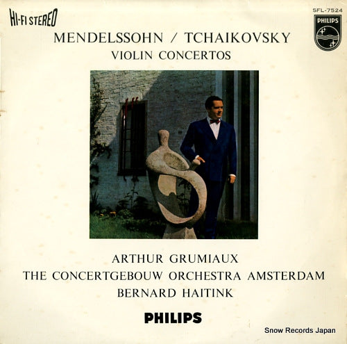 GRUMIAUX, ARTHUR mendelssohn / tchaikovsky; violin concertos SFL-7524