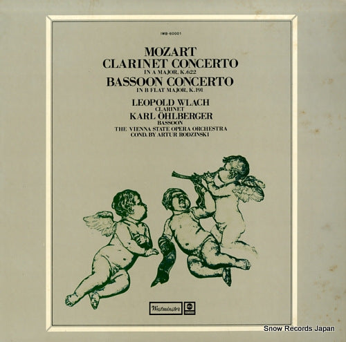WLACH, LEOPOLD / KARL OHLBERGER mozart; clarinet concerto / bassoon concerto IWB-60001