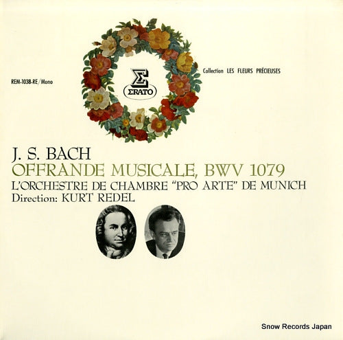 REDEL, KURT j.s.bach; offrande musicale, bwv 1079 REM-1038-RE