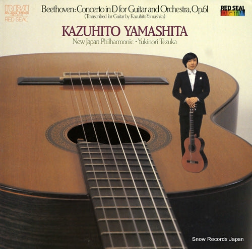 YAMASHITA, KAZUHITO beethoven; concerto in d for guitar and orchestra, op.61 RCL-8324