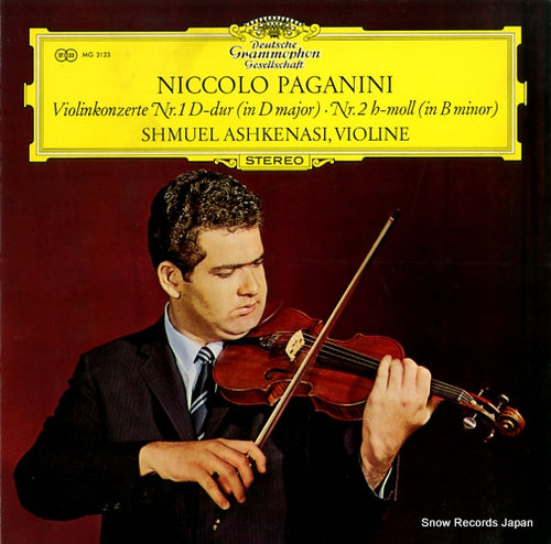 ASHKENASI, SHMUEL paganini; violin concerto no.1 / no.2 "la campanella" MG2123