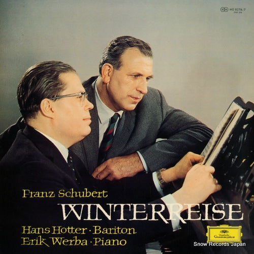 HOTTER, HANS franz schubert; winterreise d 911 MG8276