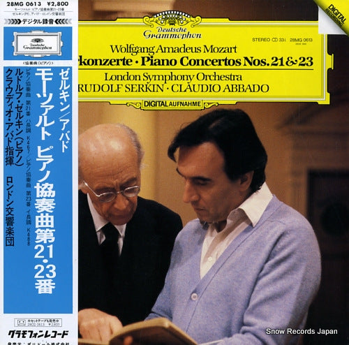 SERKIN, RUDOLF mozart; piano concertos nos.21 & 23 28MG0613