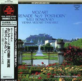 BOSKOVSKY, WILLI mozart; serenade no.9 in d major k.320 KIJC9175
