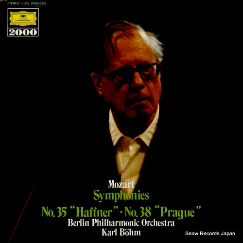 BOHM, KARL mozart; symphonies no.35"haffner",no.38"prague" 20MG0359