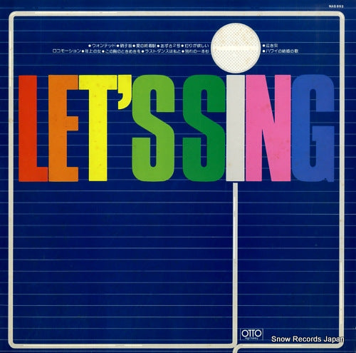 KING ORCHESTRA let's sing NAS893
