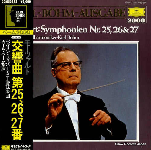 BOHM, KARL mozart; symphonien nr.25, 26 & 27 20MG0588