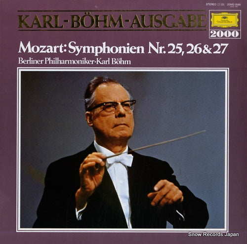 BOHM, KARL mozart; symphonien nr.25, 26 & 27 20MG0588