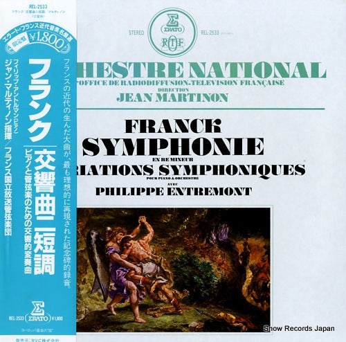 MARTINON, JEAN franck; symphonie en re mineur REL-2533
