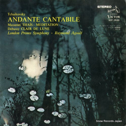 AGOULT, RAYMOND tchaikovsky; andante cantabile SCP-3539