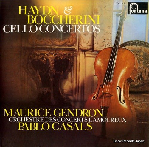 CASALS, PABLO haydn & boccherini; cello concertos FG-107