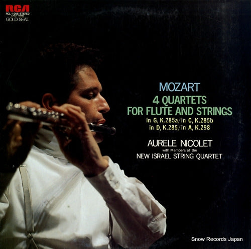 NICOLET, AURELE mozart; 4 quartets for flute and strings RCL-1065
