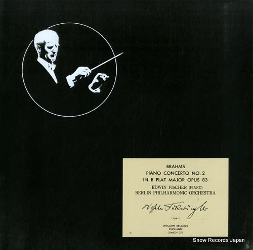 FURTWANGLER, WILHELM brahms; piano concerto no.2 in b major opus 83 UNIC-102