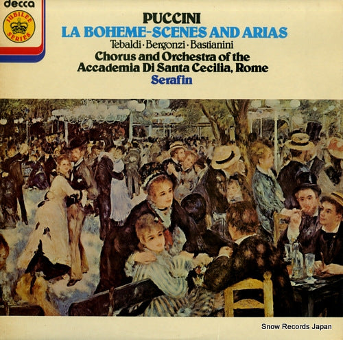 SERAFIN, TULLIO puccini; la boheme-scenes and arias JB11