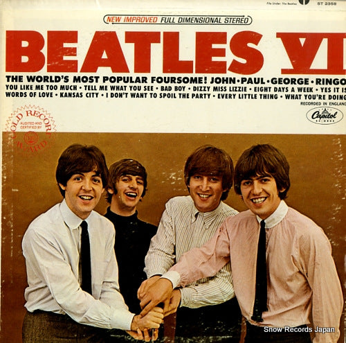 BEATLES, THE beatles vi ST2358