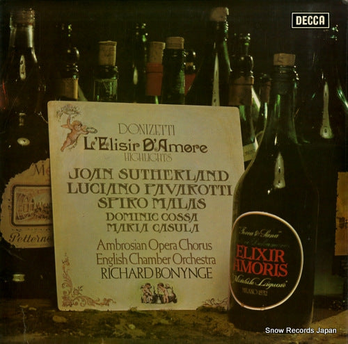 BONYNGE, RICHARD donizetti; l'elisir d'amore highlights SET564