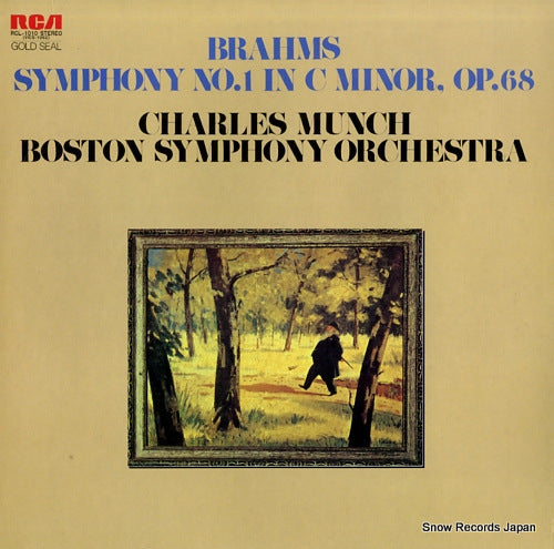 MUNCH, CHARLES brahms; symphony no.1 in c minor, op.68 RCL-1010