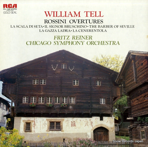 REINER, FRITZ william tell rossini overture RCL-1028