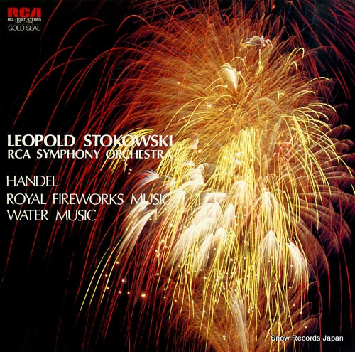 STOKOWSKI, LEOPOLD handel; royal fireworks music RCL-1027