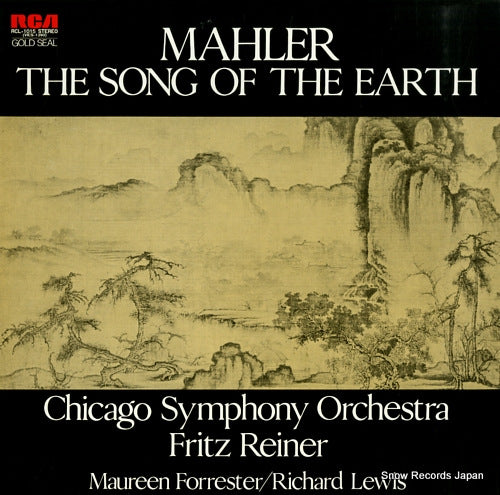 REINER, FRITZ mahler; the song of the earth RCL-1015