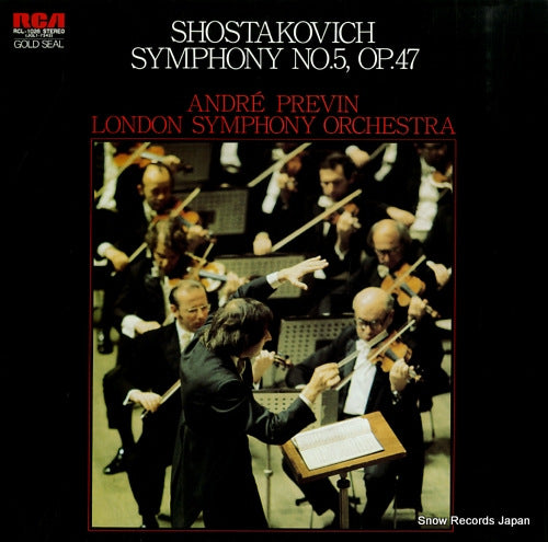 PREVIN, ANDRE shostakovich; symphony no.5, op.47 RCL-1026
