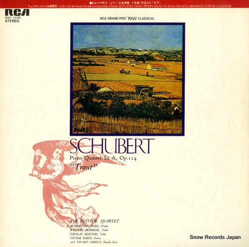 FESTIVAL QUARTET, THE schubert; piano quintet in a, op.114 "trout" RGC-1035
