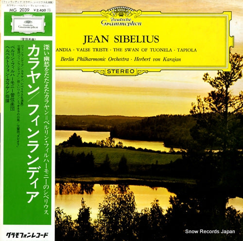 KARAJAN, HERBERT VON jean sibelius; finlandia MG2039