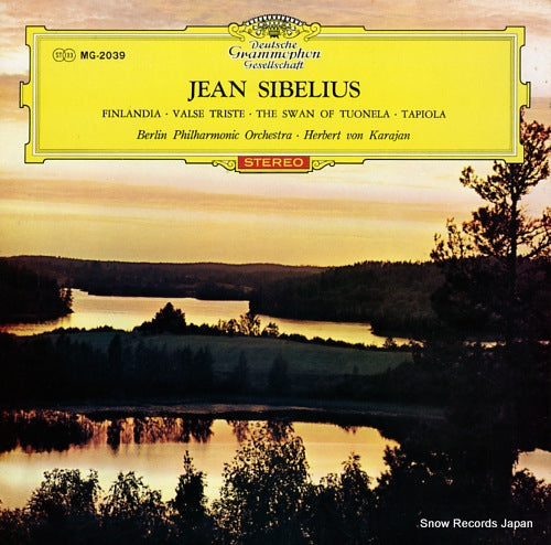 KARAJAN, HERBERT VON jean sibelius; finlandia MG2039