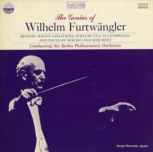 FURTWANGLER, WILHELM the genius of wilhelm furtwanfler SDBR3252