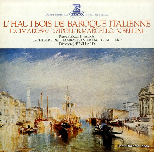 PAILLARD, JEAN - FRANCOIS l'hautbois de baroque italienne REL1023