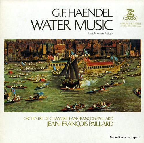 PAILLARD, JEAN - FRANCOIS haendel; water music REL1009