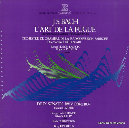 RISTENPART, KARL bach; l'art de la fugue REL1007-08