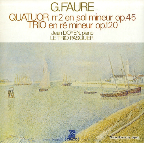 DOYEN, JEAN faure; quatuor n2 en sol mineur op.45 REL1021