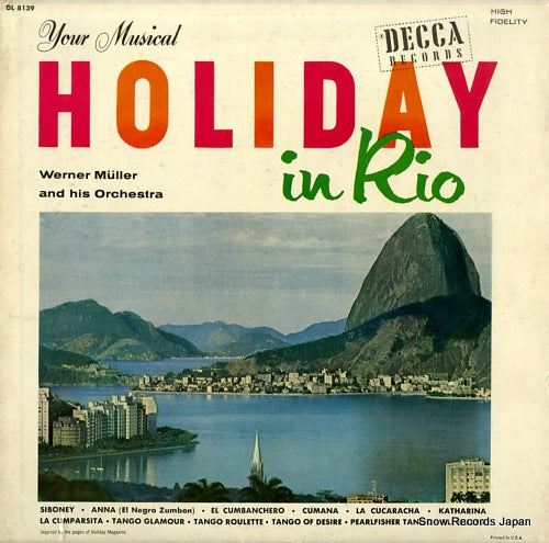 MULLER, WERNER your musical holiday in rio DL8139
