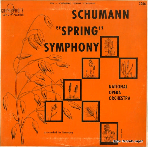 NATIONAL OPERA ORCHESTRA schumann; "spring" symphony no.1 in b flat GRAMOPHONE2066