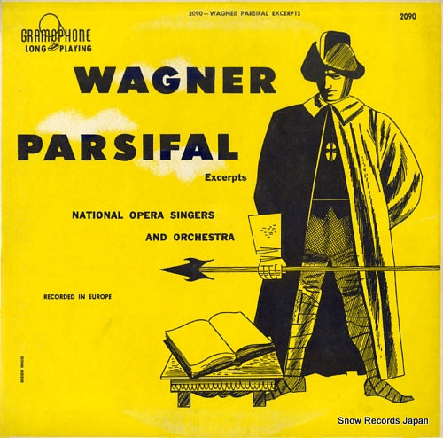 NATIONAL OPERA SINGERS AND ORCHESTRA wagner; parsifal excerpts GRAMOPHONE2090