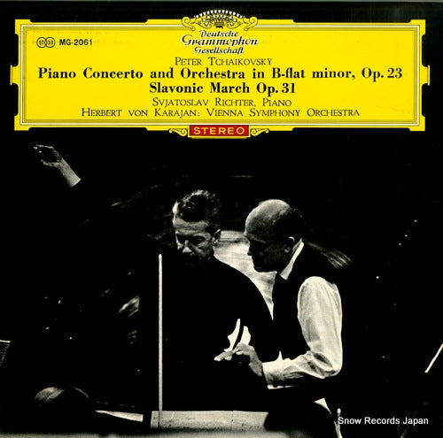 KARAJAN, HERBERT VON tchaikovsky; piano concerto and orchestra no.1 in b- flat minor, op.23 MG-2061