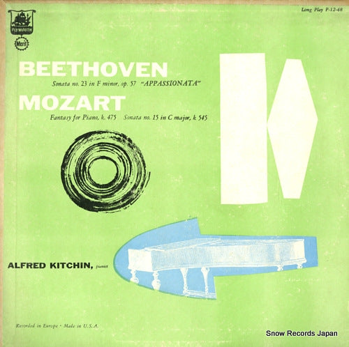 KITCHIN, ALFRED beethoven; sonata mo.23 in f minor, op.57 "appassionata" P-12-48