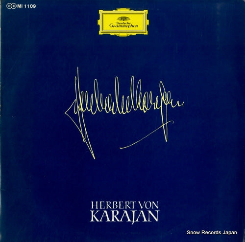 KARAJAN, HERBERT VON beethoven; bei der probe der 9.symphonie d-moll op.125 MI1109