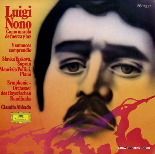ABBADO, CLAUDIO nono; como una ola de fuerza y luz MG2472