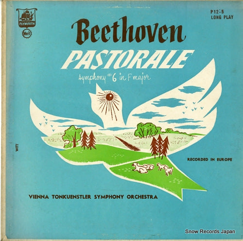 VIENNA TONKUNSTLER SYMPHONY ORCHESTRA beethoven; "pastorale" symphony number 6 in f major P12-5