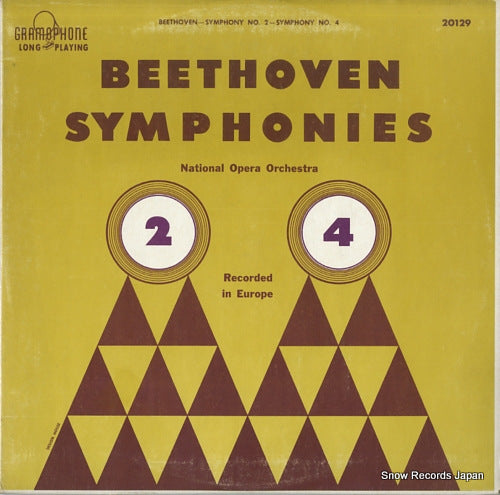 NATIONAL OPERA ORCHESTRA beethoven; symphony no.2 in d major, op.36 GRAMOPHONE20129