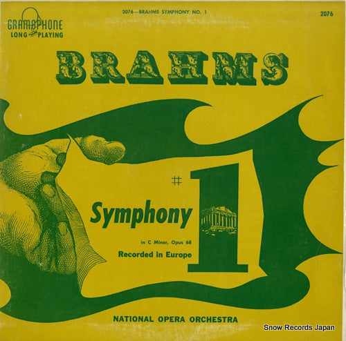 NATIONAL OPERA ORCHESTRA brahms; symphony no.1 in c minor, op.68 GRAMOPHONE2076